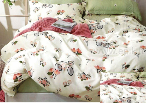 Satino medvilnės patalynės komplektas "Ville Française"